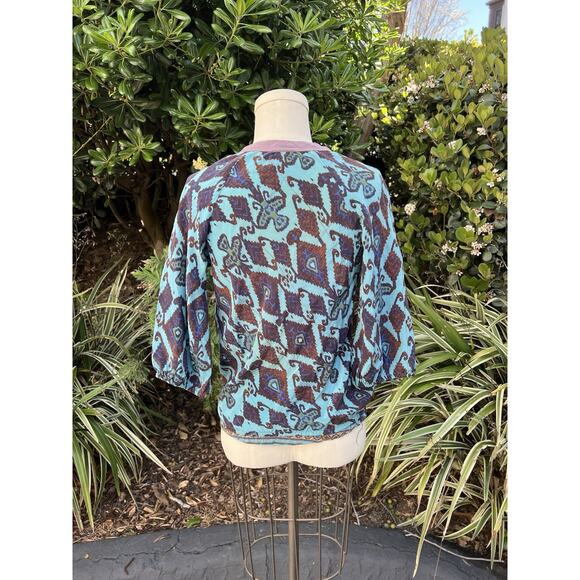 PLENTY TRACY REESE Silk Boho Top Size 2 - Picture 2 of 3
